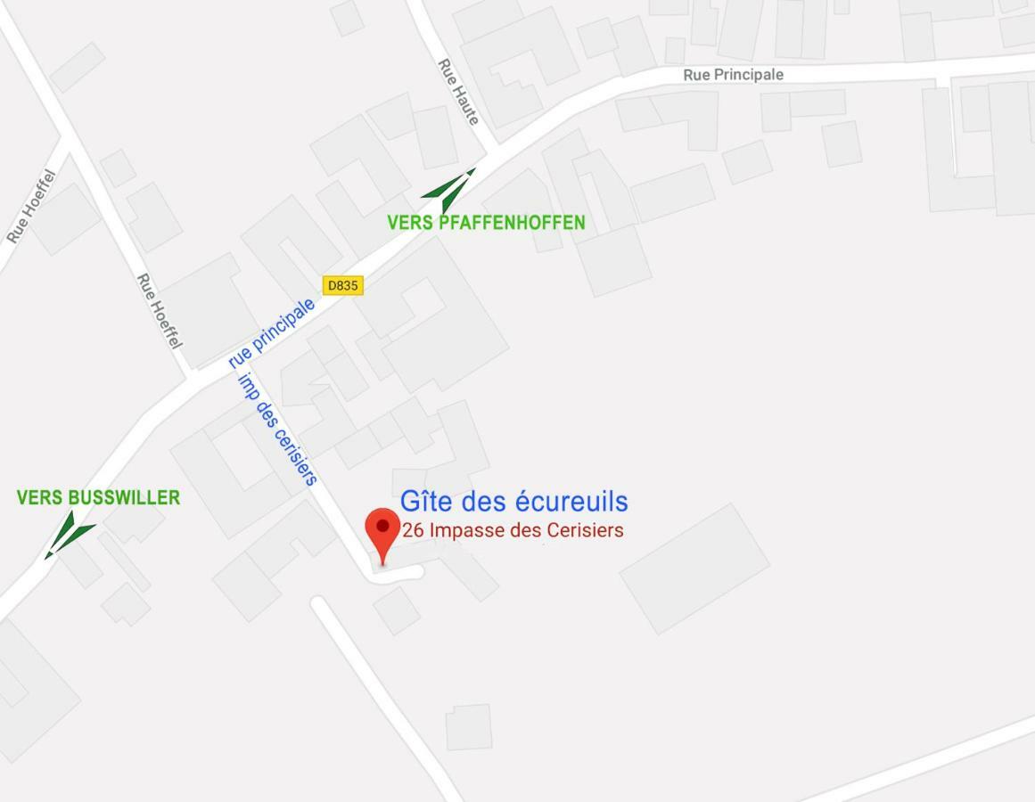Le Gite Des Ecureuils Schalkendorf Exteriér fotografie